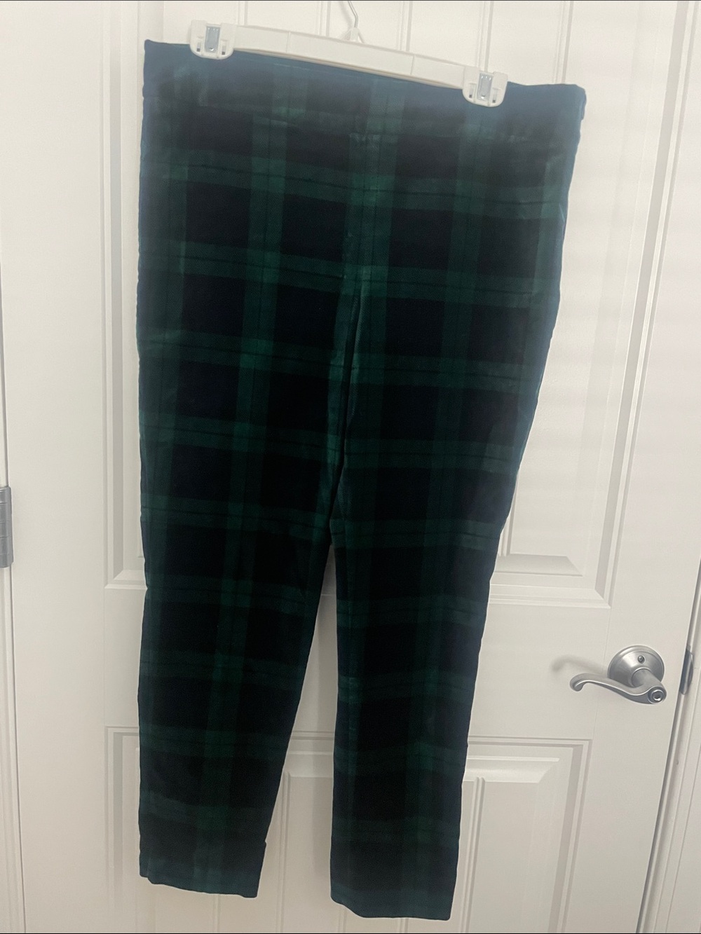 Women’s Black Watch Green and Black Plaid Pants